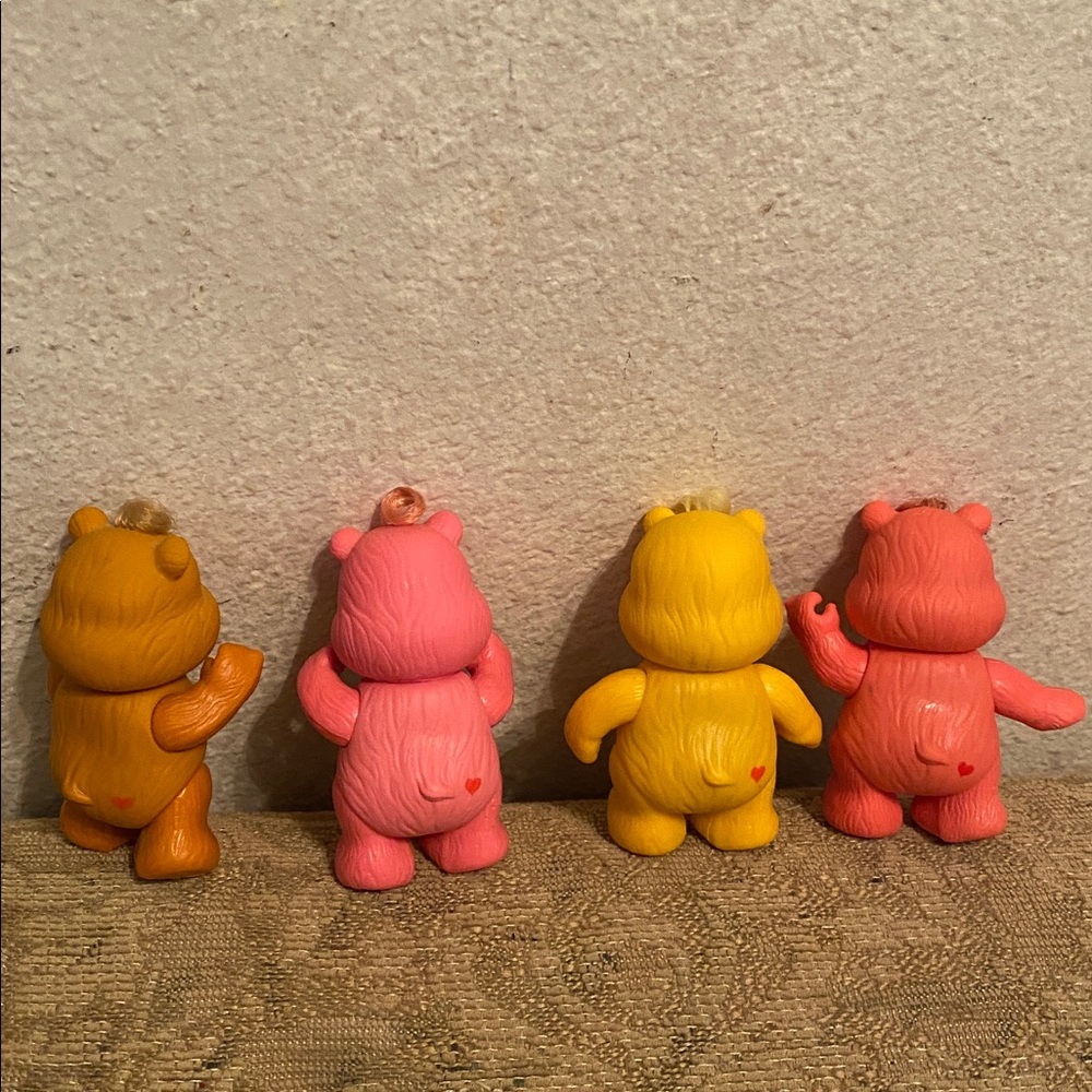 Vintage Lot of 4 Posable Care Bear Figures - Picture 6 of 9